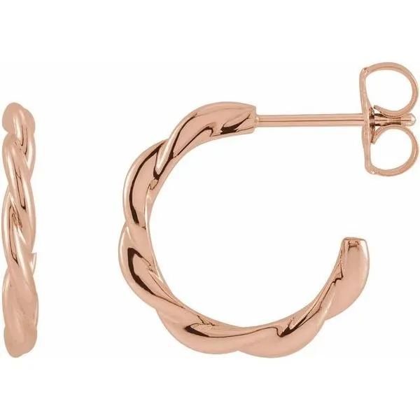 Twisted Hoop Earrings Michael's Jewelry North Wilkesboro, NC