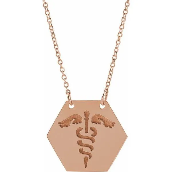Engravable Medical Identification Necklace Arnold's Jewelry and Gifts Logansport, IN