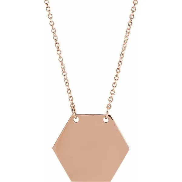 Engravable Medical Identification Necklace Image 3 Woelk's House of Diamonds Russell, KS