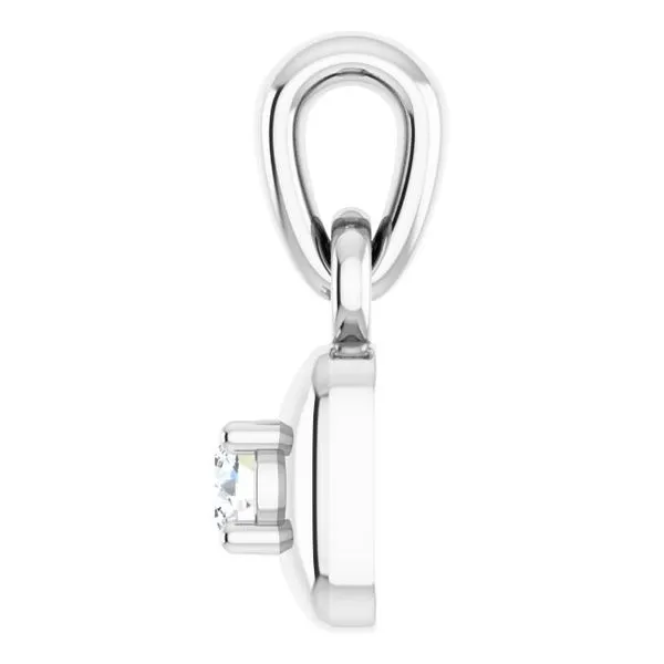 Solitaire Pendant Image 3 Rasmussen Jewelers Spanish Fork, UT