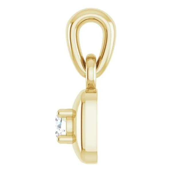 Solitaire Pendant Image 3 James & Williams Jewelers Berwyn, IL