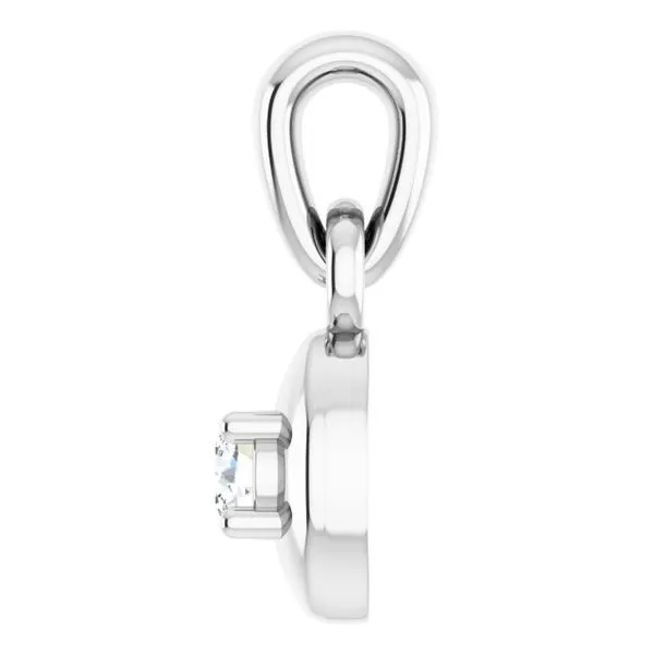 Solitaire Pendant Image 3 Hopman Jewelers Elkhart, IN