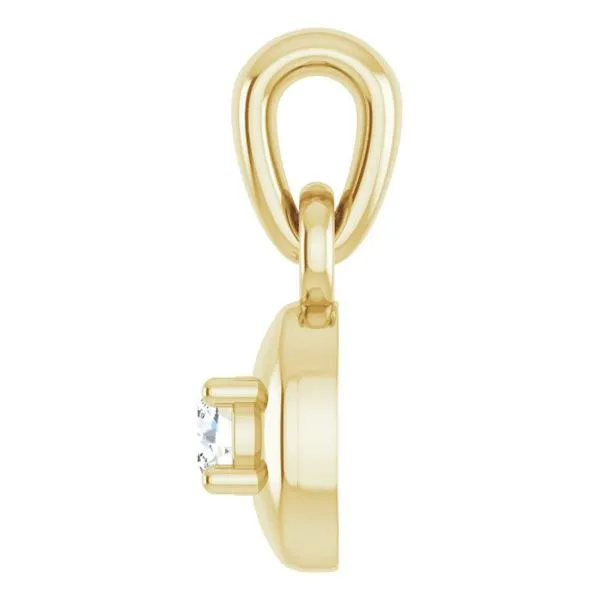 Solitaire Pendant Image 3 Hopman Jewelers Elkhart, IN