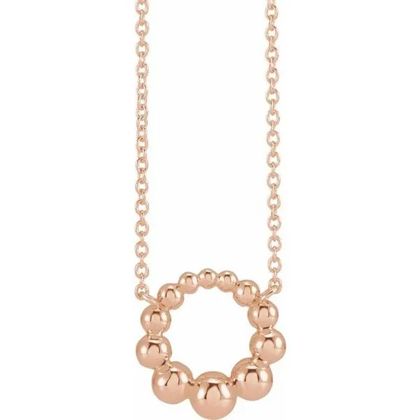 Beaded Circle Necklace J. Meredith Jewelers Delafield, WI