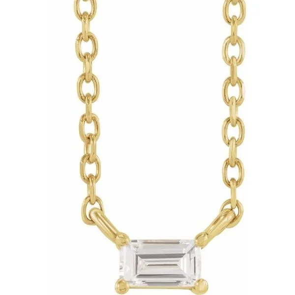 Solitaire Necklace Diny's Jewelers Middleton, WI