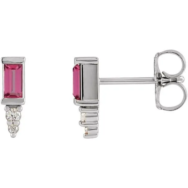Accented Bar Earrings Jewelry Design Studio Jensen Beach, FL