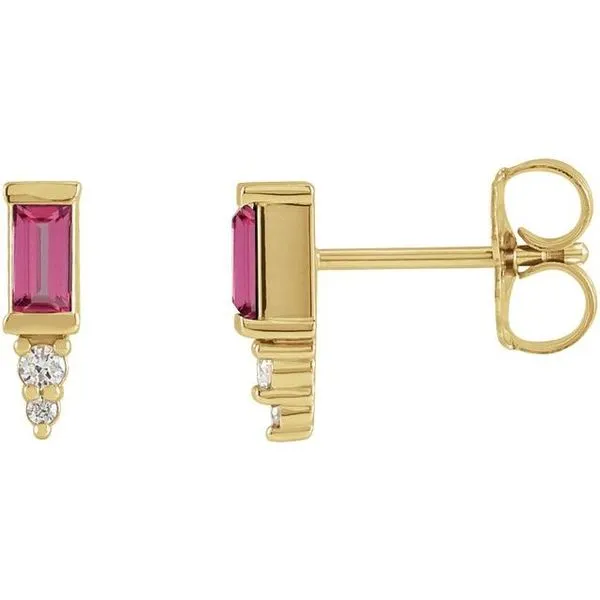 Accented Bar Earrings D'Errico Jewelry Scarsdale, NY