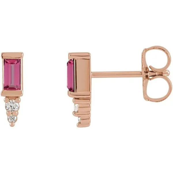 Accented Bar Earrings McCoy Jewelers Bartlesville, OK