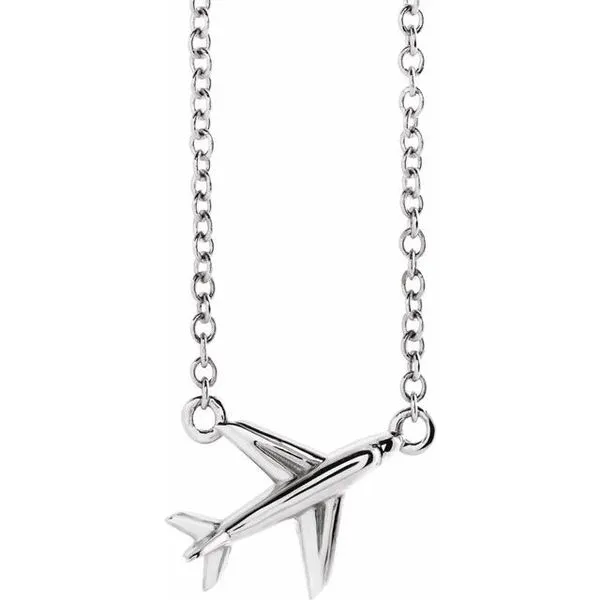 Airplane Necklace J. Meredith Jewelers Delafield, WI