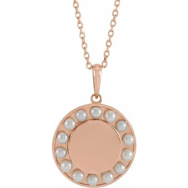 Engravable Halo-Style Necklace Smith Jewelers Franklin, VA