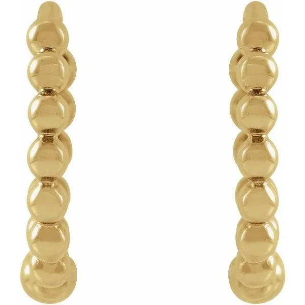 Beaded Hoop Earrings Image 2 Michael's Jewelry North Wilkesboro, NC