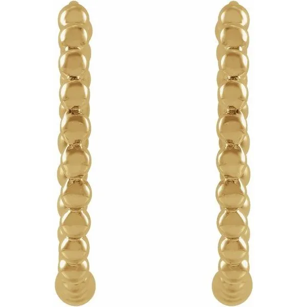 Beaded Hoop Earrings Image 2 Arnold's Jewelry and Gifts Logansport, IN