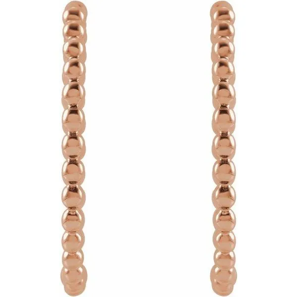 Beaded Hoop Earrings Image 2 Arnold's Jewelry and Gifts Logansport, IN