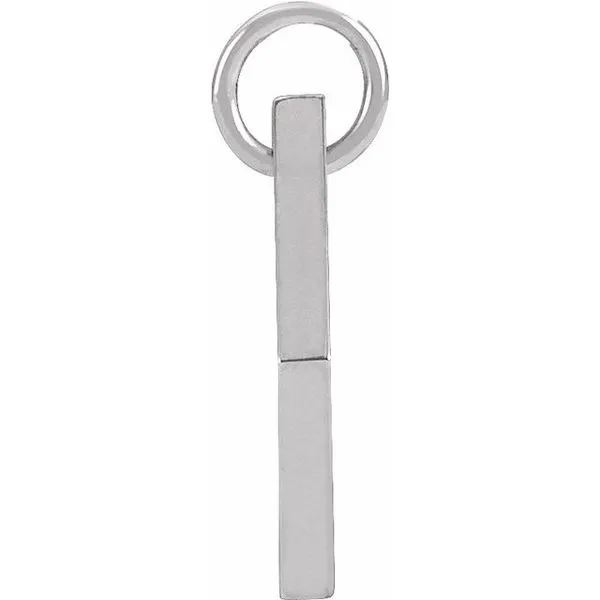 Engravable Rhombus Pendant Image 2 Rasmussen Jewelers Spanish Fork, UT