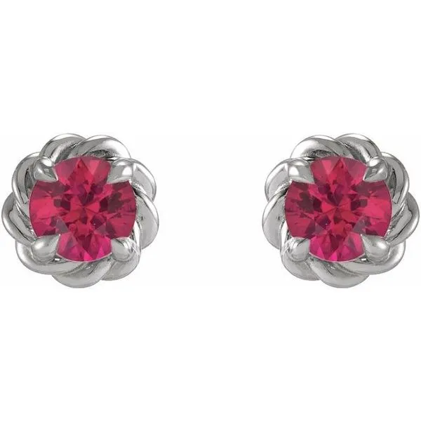 Round 4-Prong Claw Stud Earrings Image 2 Boyd Jewelers Wesley Chapel, FL