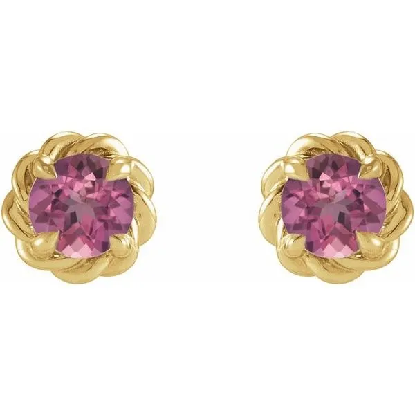 Round 4-Prong Claw Stud Earrings Image 2 Michael's Jewelry North Wilkesboro, NC