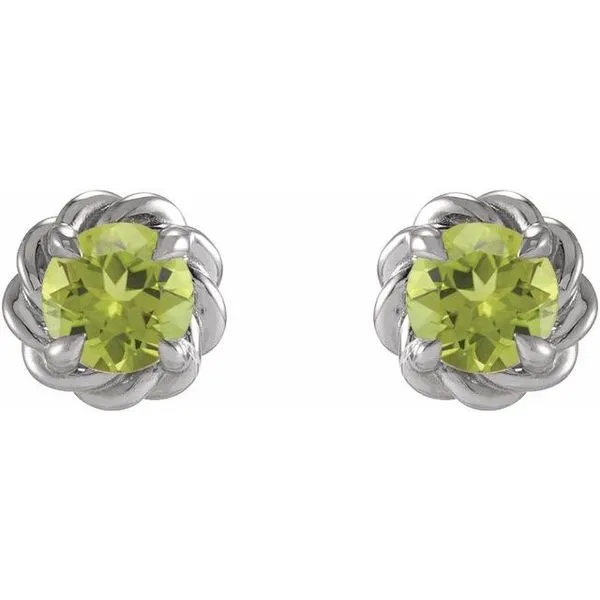 Round 4-Prong Claw Stud Earrings Image 2 Rasmussen Jewelers Spanish Fork, UT