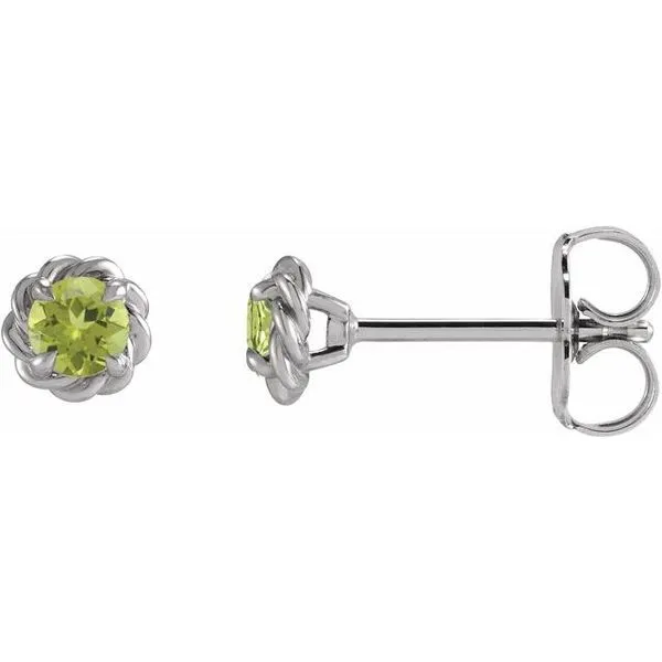 Round 4-Prong Claw Stud Earrings Hopman Jewelers Elkhart, IN