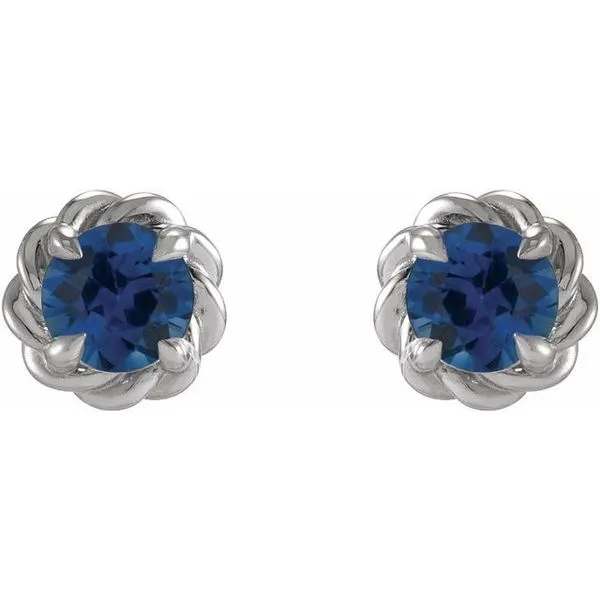 Round 4-Prong Claw Stud Earrings Image 2 Michael's Jewelry North Wilkesboro, NC
