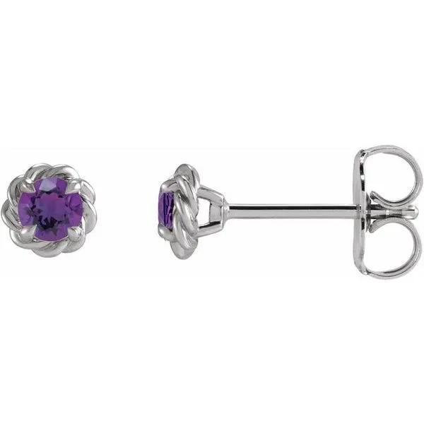 Round 4-Prong Claw Stud Earrings Cherry Street Jewelers Tulsa, OK