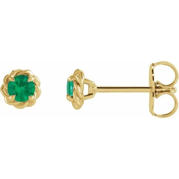 Round 4-Prong Claw Stud Earrings CMS Fine Jewelers Wooster, OH