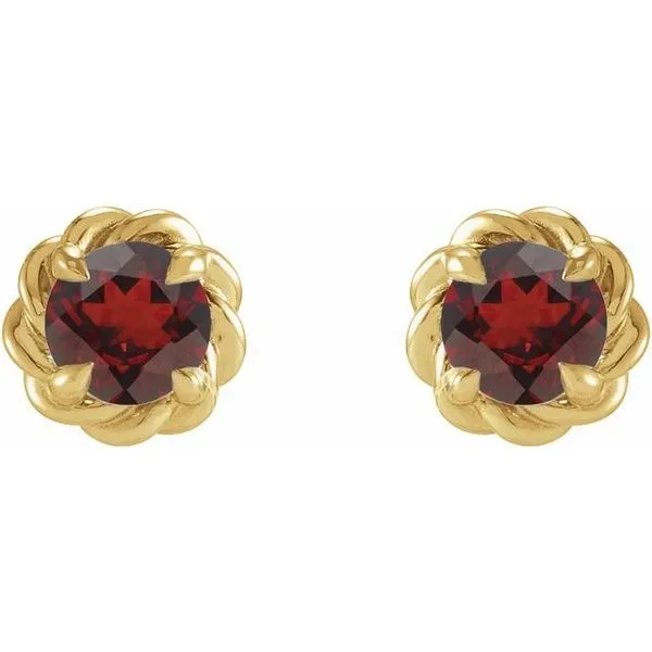Round 4-Prong Claw Stud Earrings Image 2 Rasmussen Jewelers Spanish Fork, UT