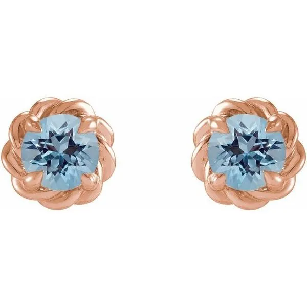 Round 4-Prong Claw Stud Earrings Image 2 Rasmussen Jewelers Spanish Fork, UT