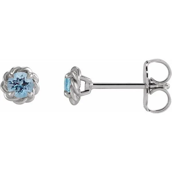Round 4-Prong Claw Stud Earrings J. Meredith Jewelers Delafield, WI