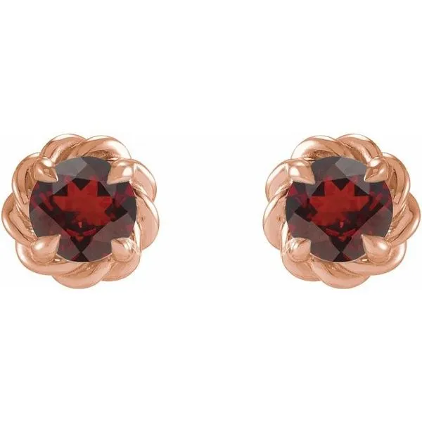 Round 4-Prong Claw Stud Earrings Image 2 J. Meredith Jewelers Delafield, WI