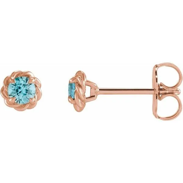 Round 4-Prong Claw Stud Earrings Henry B. Ball Jewelers Canton, OH