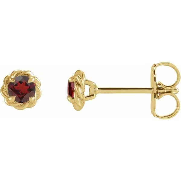 Round 4-Prong Claw Stud Earrings D'Errico Jewelry Scarsdale, NY