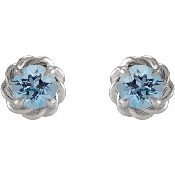 Round 4-Prong Claw Stud Earrings Image 2 Boyd Jewelers Wesley Chapel, FL