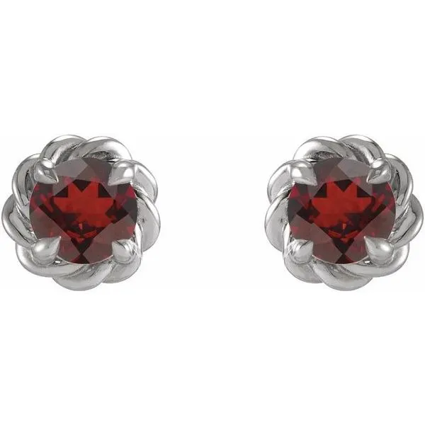 Round 4-Prong Claw Stud Earrings Image 2 Paul James Jewelers Angels Camp, CA