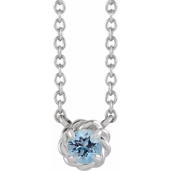 Claw-Prong Rope Necklace J. Meredith Jewelers Delafield, WI