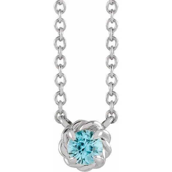 Claw-Prong Rope Necklace Linwood Custom Jewelers Linwood, NJ