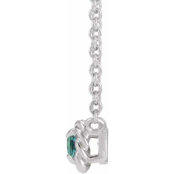 Claw-Prong Rope Necklace Image 2 D&M Jewelers Green Bay, WI