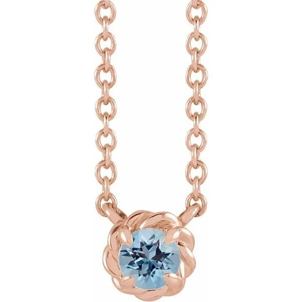 Claw-Prong Rope Necklace Hopman Jewelers Elkhart, IN