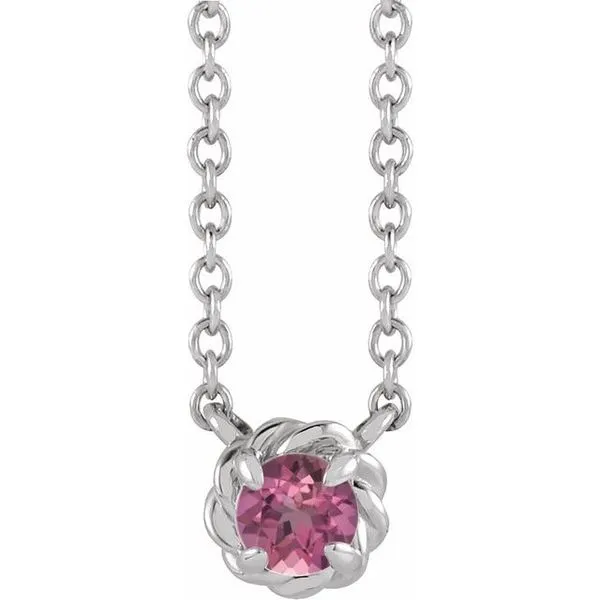 Claw-Prong Rope Necklace John E. Koller Jewelry Designs owasso, OK
