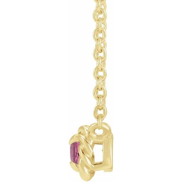 Claw-Prong Rope Necklace Image 2 Woelk's House of Diamonds Russell, KS