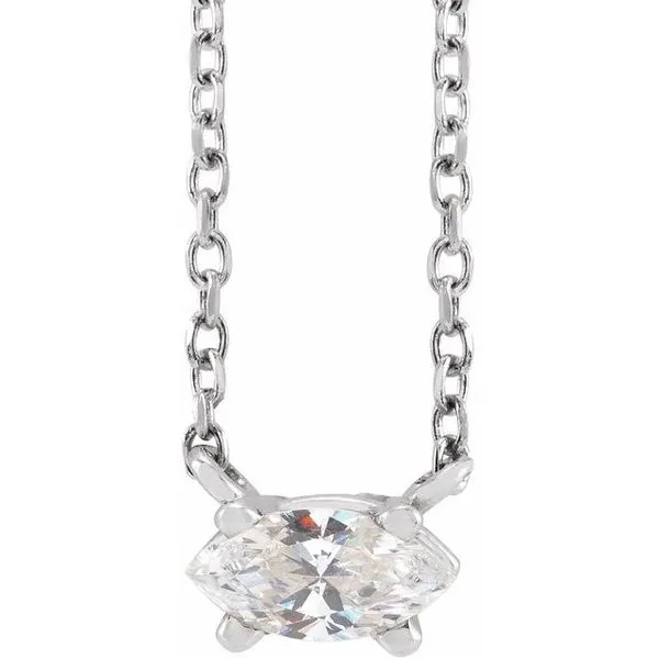 Solitaire Necklace Hopman Jewelers Elkhart, IN