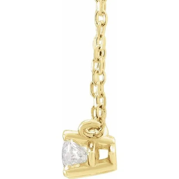 Solitaire Necklace Image 2 Hopman Jewelers Elkhart, IN