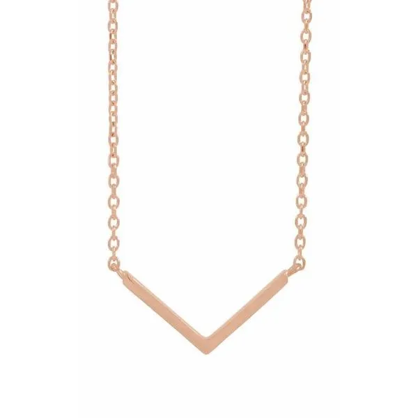 V Necklace Long Jewelers Chesapeake, VA