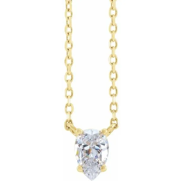 Solitaire Necklace Hopman Jewelers Elkhart, IN