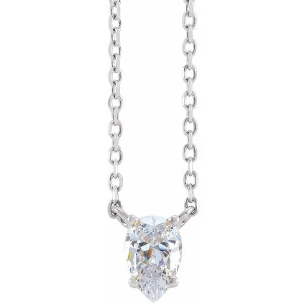 Solitaire Necklace Linwood Custom Jewelers Linwood, NJ