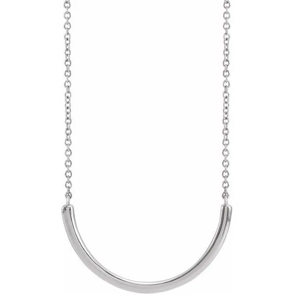 Curved Bar Necklace J. Meredith Jewelers Delafield, WI