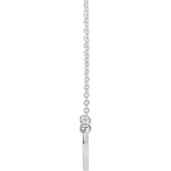 Engravable Heart Necklace Image 2 Spath Jewelers Bartow, FL