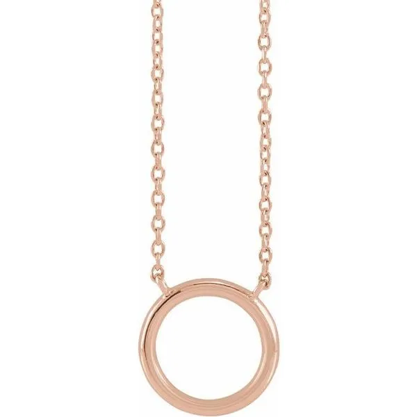 Circle Necklace James & Williams Jewelers Berwyn, IL