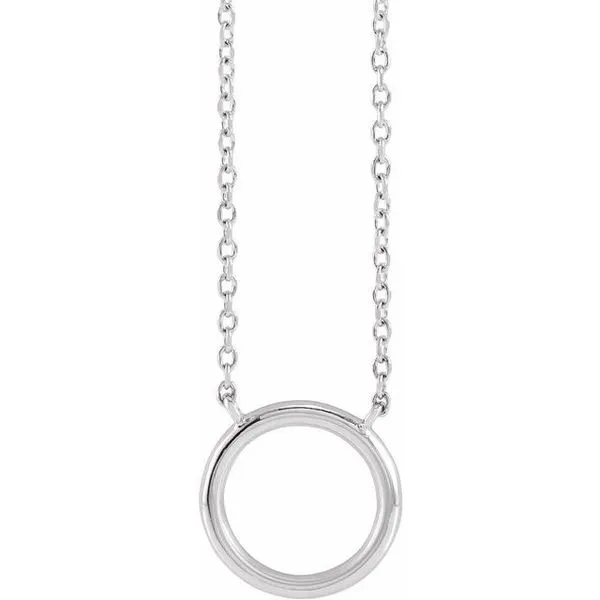 Circle Necklace Delfine's Jewelry Charleston, WV