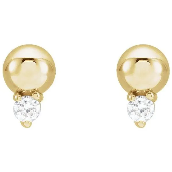 Accented Bead Earrings Image 2 Cherry Street Jewelers Tulsa, OK