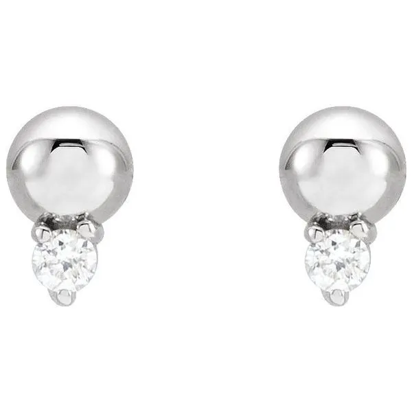 Accented Bead Earrings Image 2 Hopman Jewelers Elkhart, IN